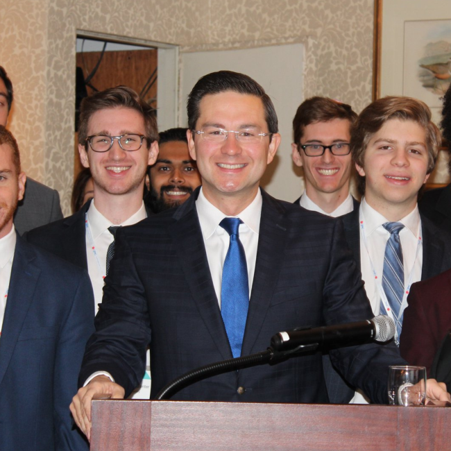 The Honourable Pierre Poilievre, P.C., M.P., Leader of the Conservative Party of Canada and Leader of the Opposition at CJPAC's 2019 Fellowship Conference,